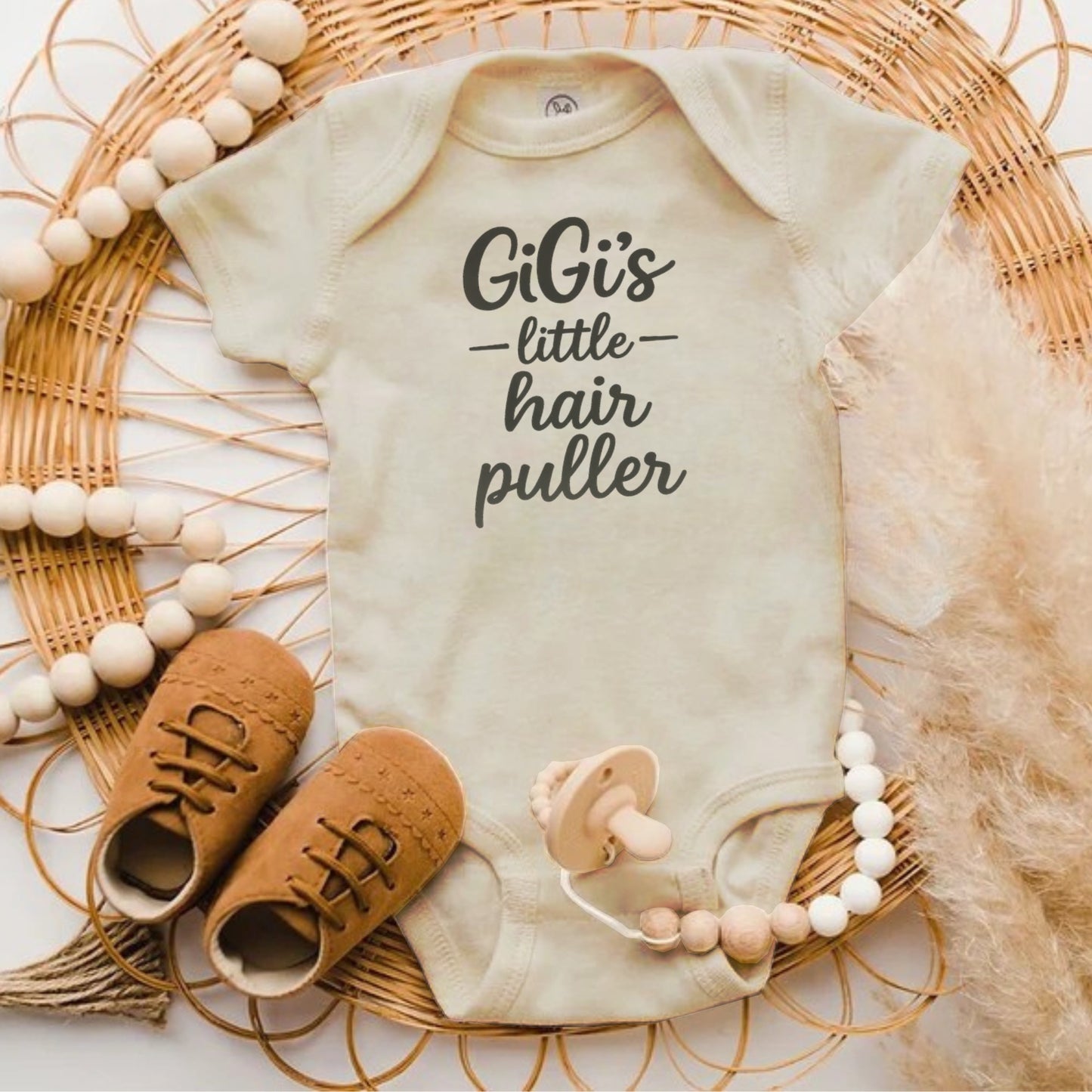 GiGi's Little Hair Puller Baby Onesie product