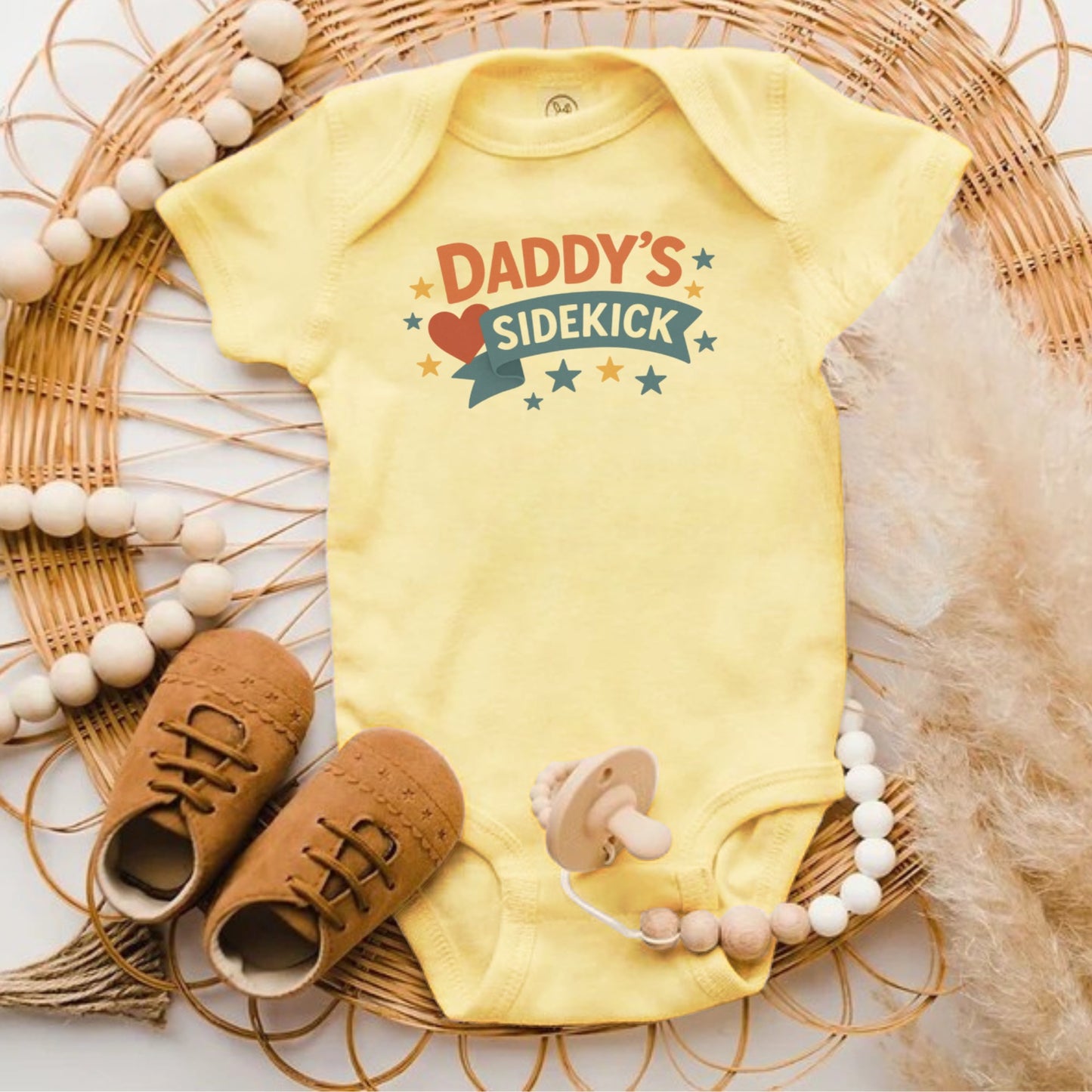 Daddy's Sidekick Cute Baby Bodysuit Gift product type