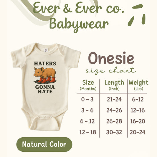 Haters Gonna Hate Funny Baby Onesie product type