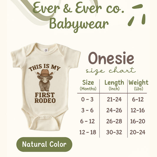 This is My First Rodeo Onesie Babywear product type