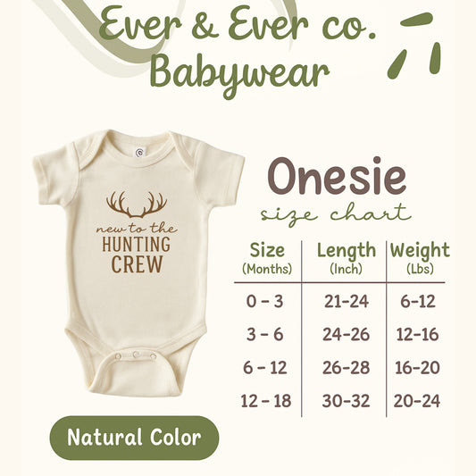 New To The Hunting Crew Baby Onesie product