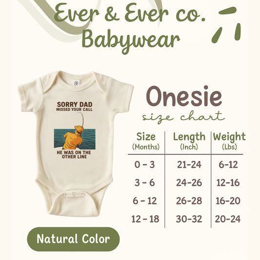 Sorry Dad Missed Your Call Funny Onesie product