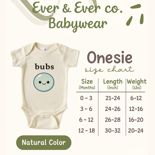 Cute Baby Bubs Design Onesie Babywear Product