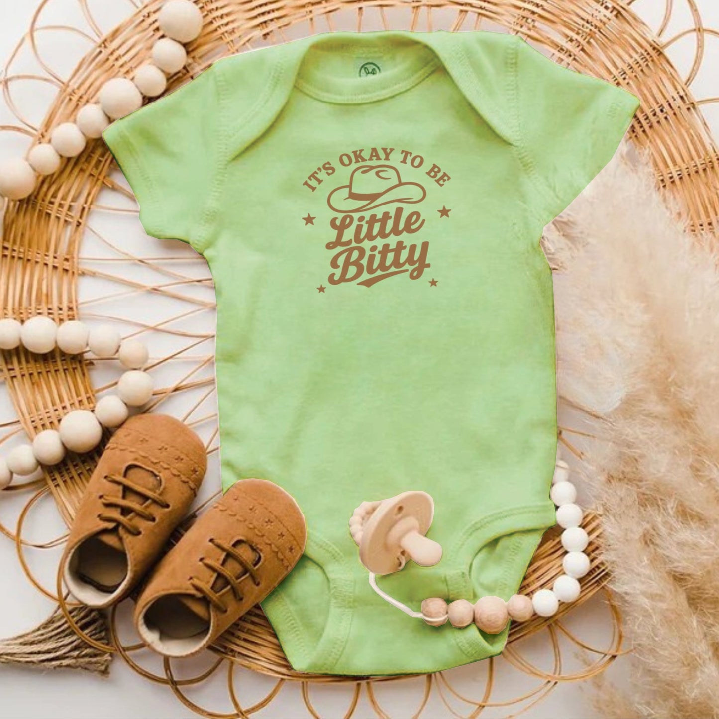 It's Okay To Be Little Bitty Printed Onesie product type