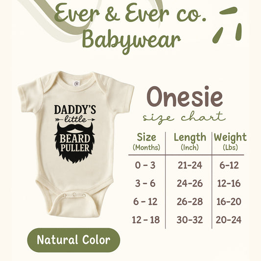 Daddy's Little Beard Puller Onesie Babywear product