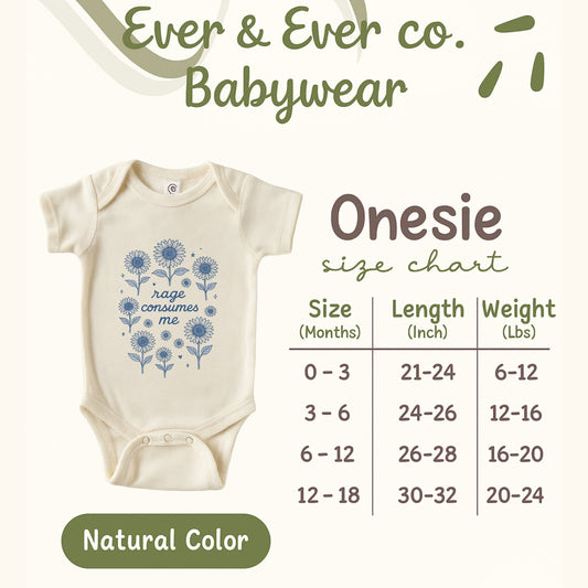 Adorable Rage Consumes Me Baby Onesie product type