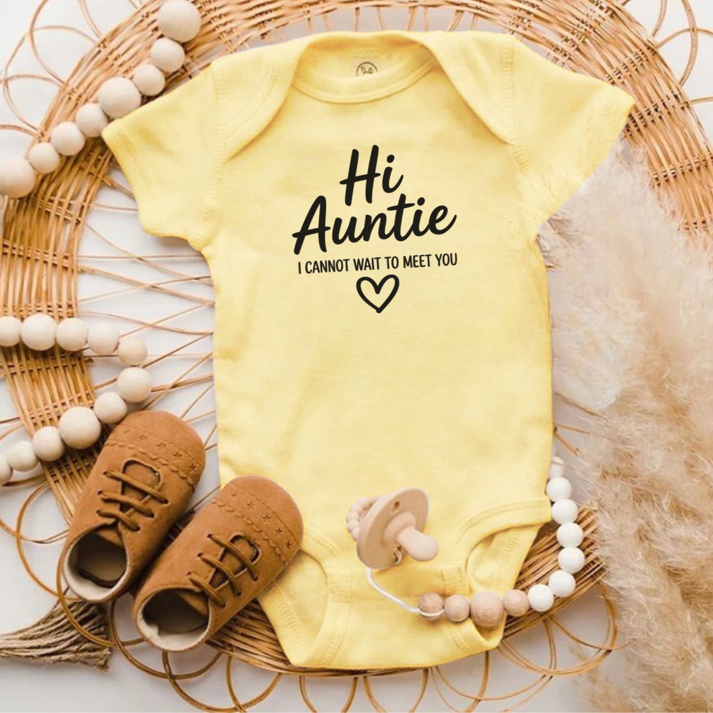 Hi Auntie I Cannot Wait To Meet You product type