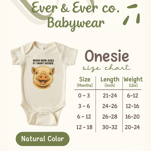 When Mom Asks If I Want Boobie Onesie product