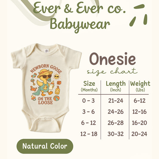 Newborn Goose On The Loose Onesie Babywear product type