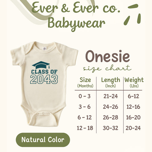 Class of 2043 Baby Onesie product type
