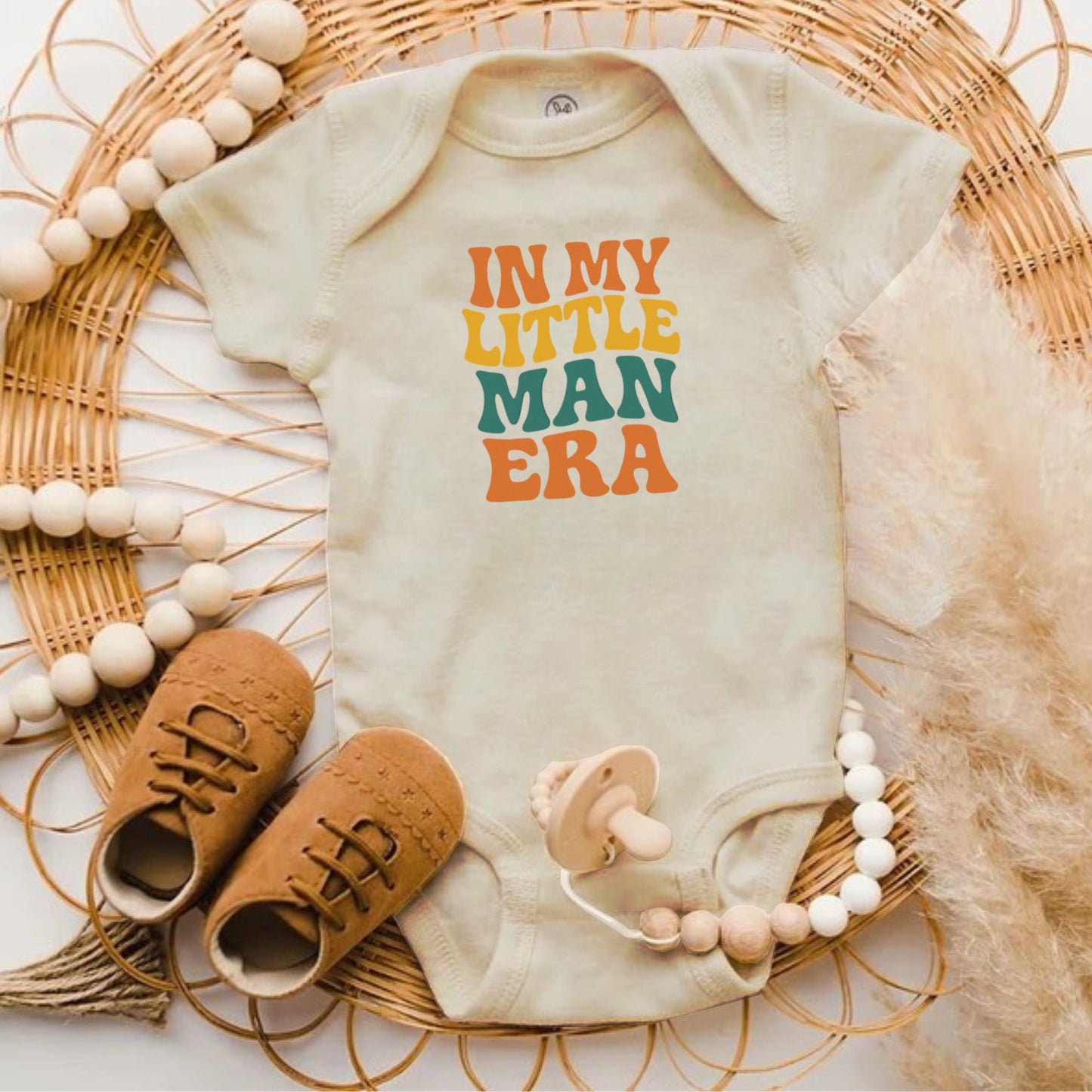 In My Little Man Era Baby Bodysuit product type