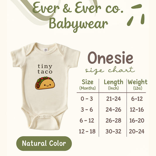 Tiny Taco Onesie adorable baby onesie product type