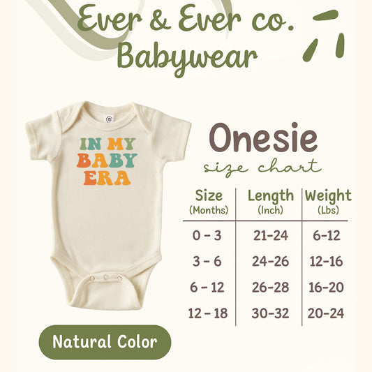 In My Baby Era Graphic Print Baby Onesie product type