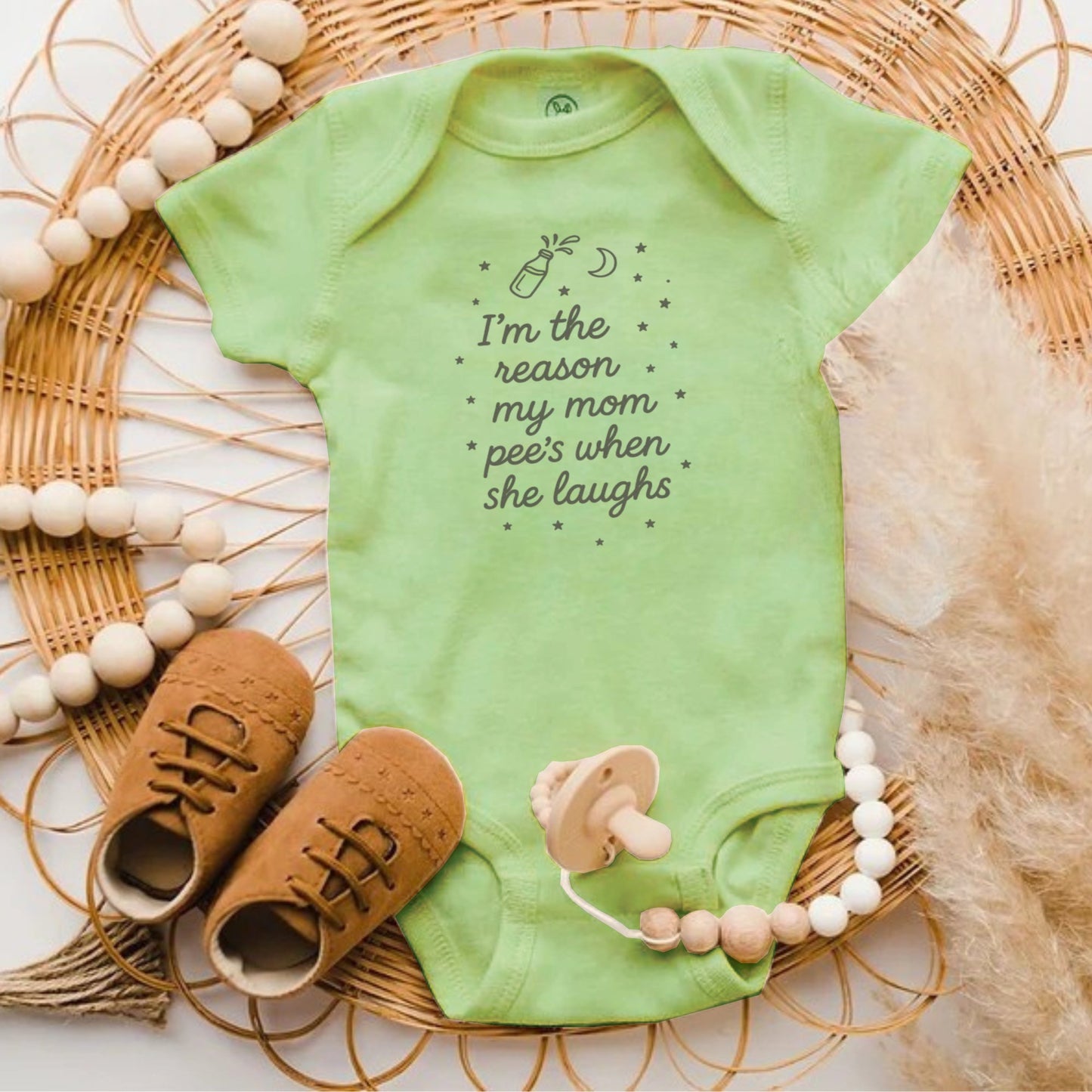 I'm the Reason My Mom Pee's When She Laughs baby product
