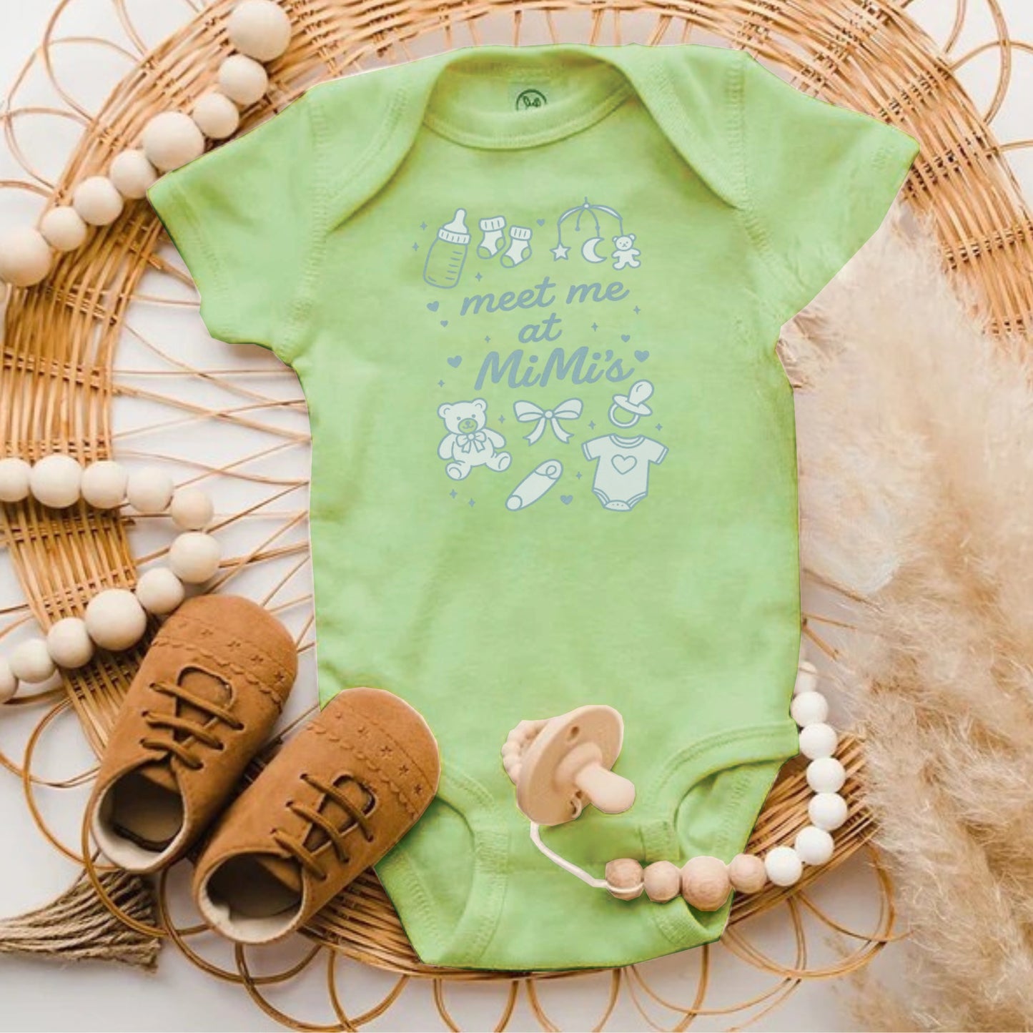 Meet Me At MiMi's Baby Onesie product type