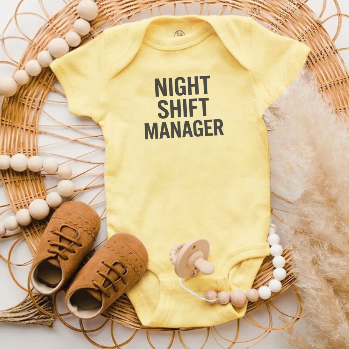 Night Shift Manager Baby One-piece product