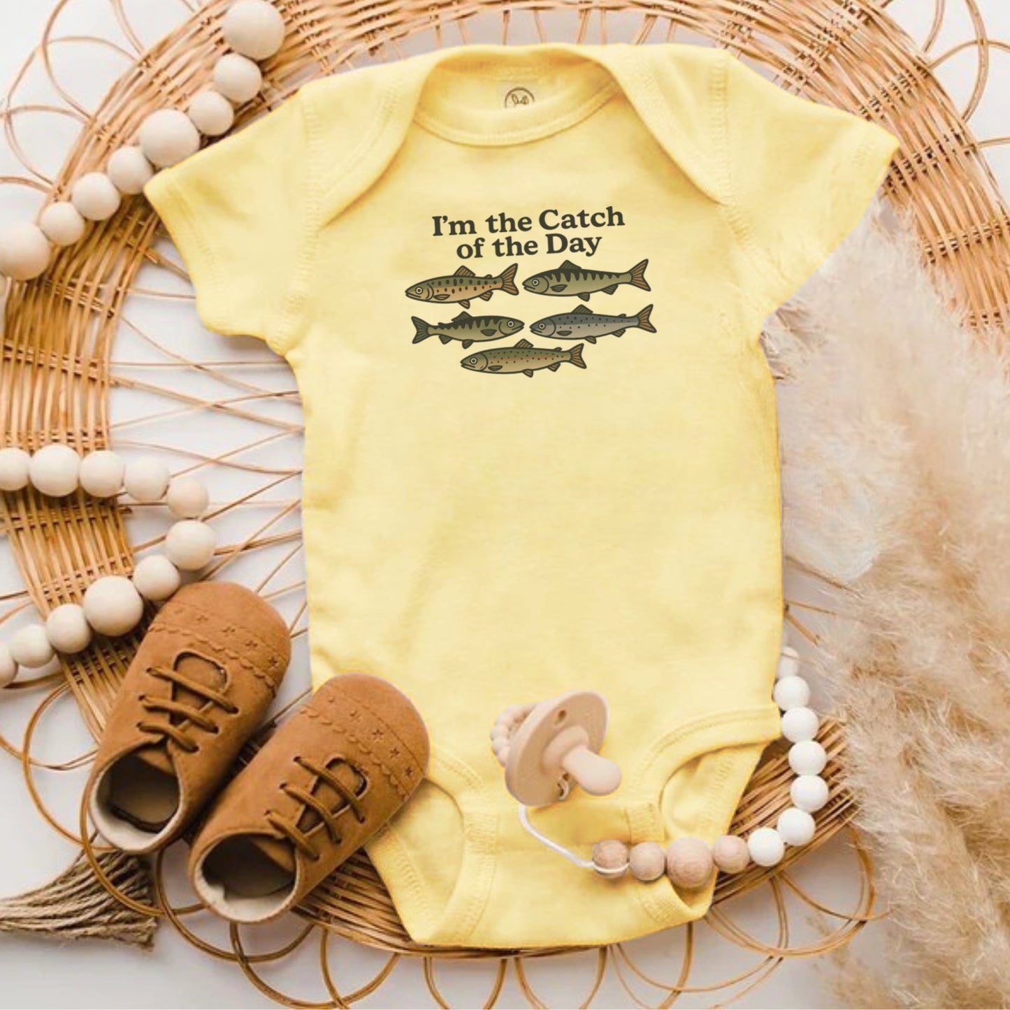 I'm the Catch of the Day Baby Onesie product