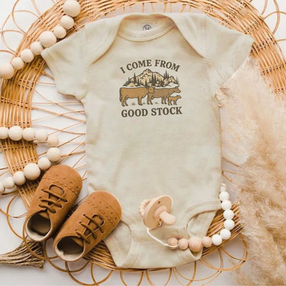 I Come From Good Stock Baby Bodysuit product
