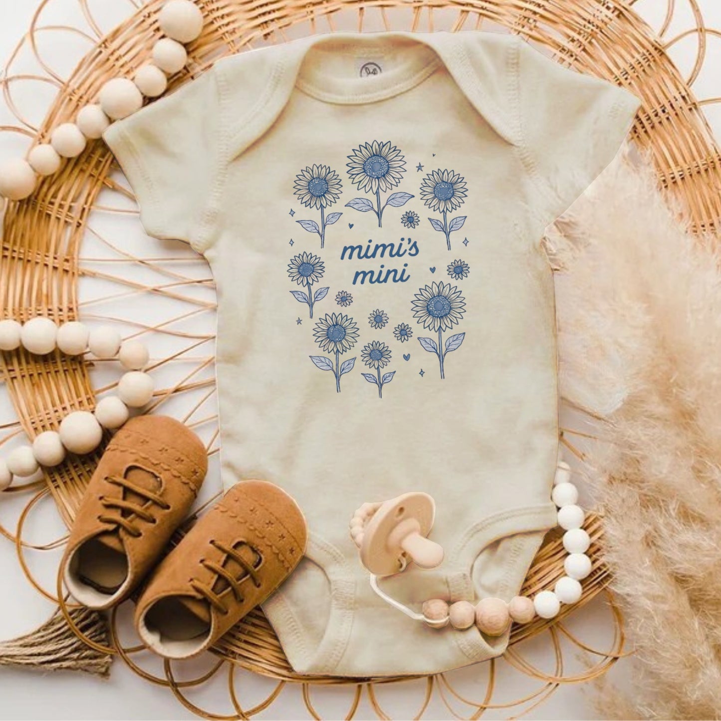 Cute Sunflower Design Mimi's Mini Bodysuit Baby product
