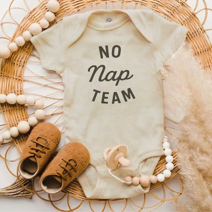 No Nap Team Graphic Baby Bodysuit product