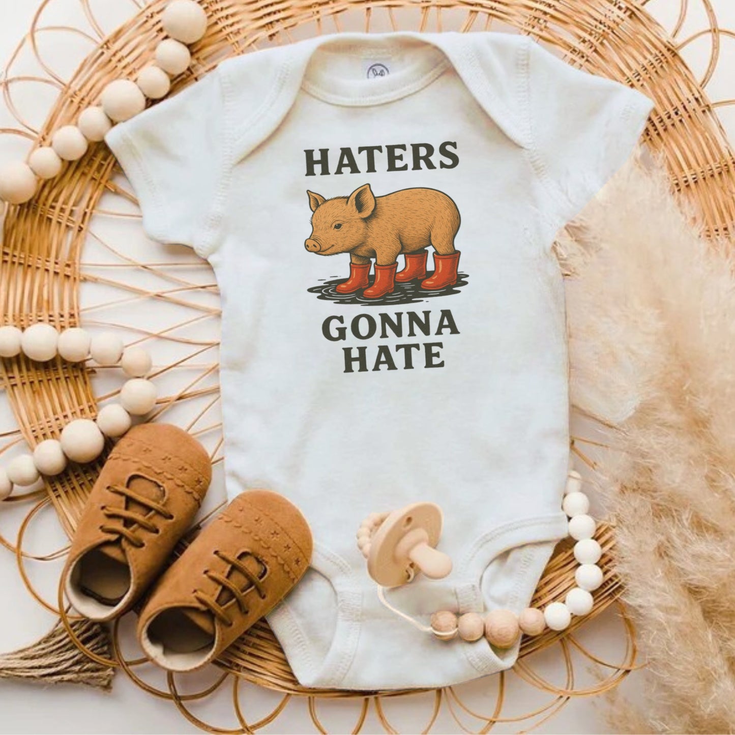 Haters Gonna Hate Cute Baby Onesie Adorable Product