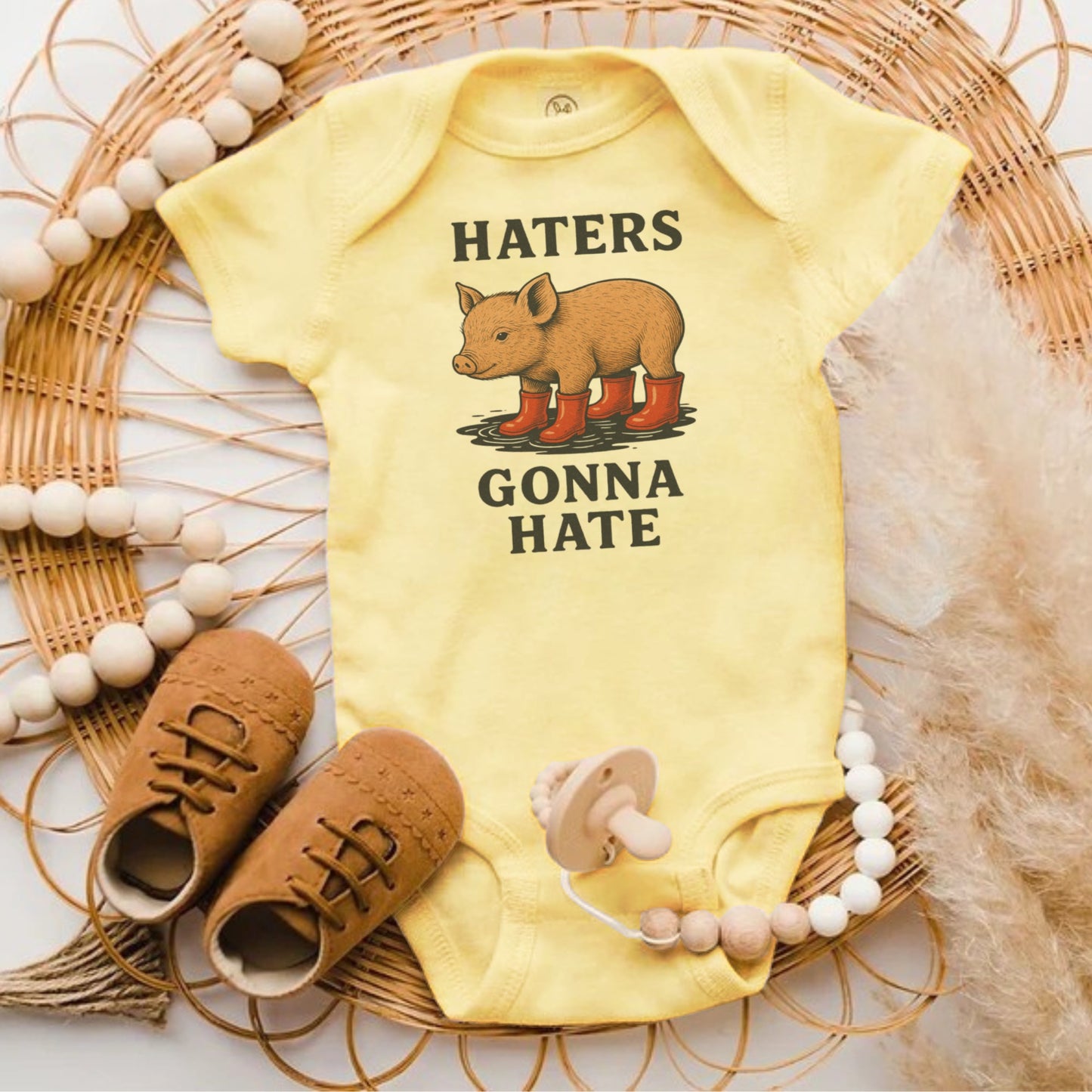 Haters Gonna Hate Adorable Baby Onesie product