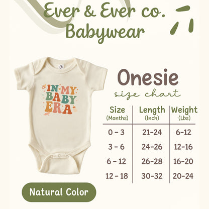 Cute Baby Onesie with In My Baby Era Print Product Type