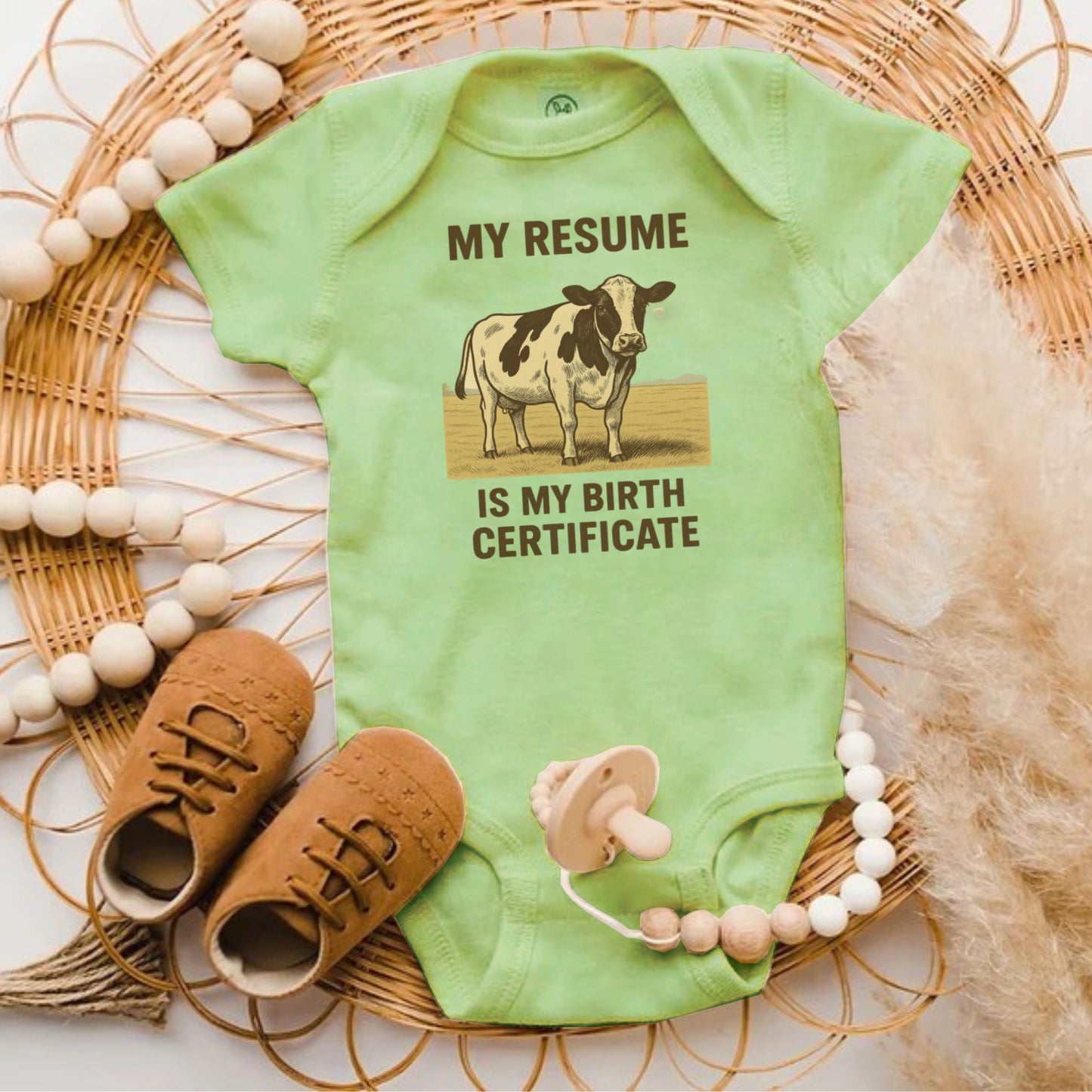 My Resume Is My Birth Certificate Onesie product
