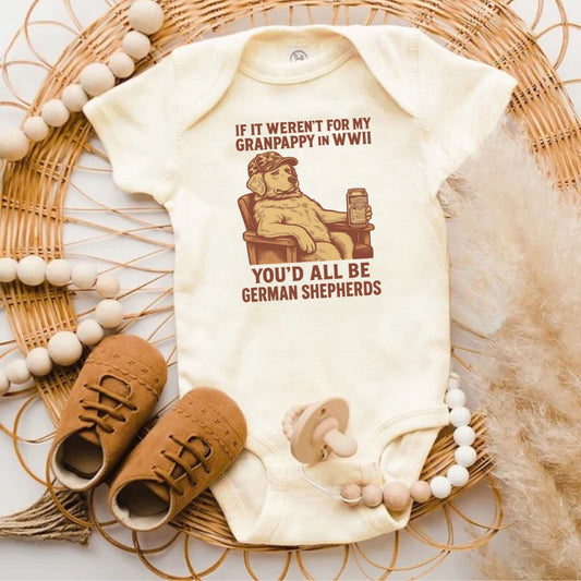Funny WWII Grandpappy German Shepherds baby product