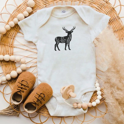Deer Design Baby Bodysuit Perfect for Your Little One Product