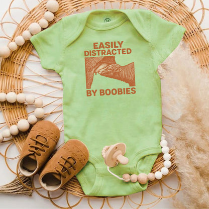Easily Distracted By Boobies Baby Onesie product type