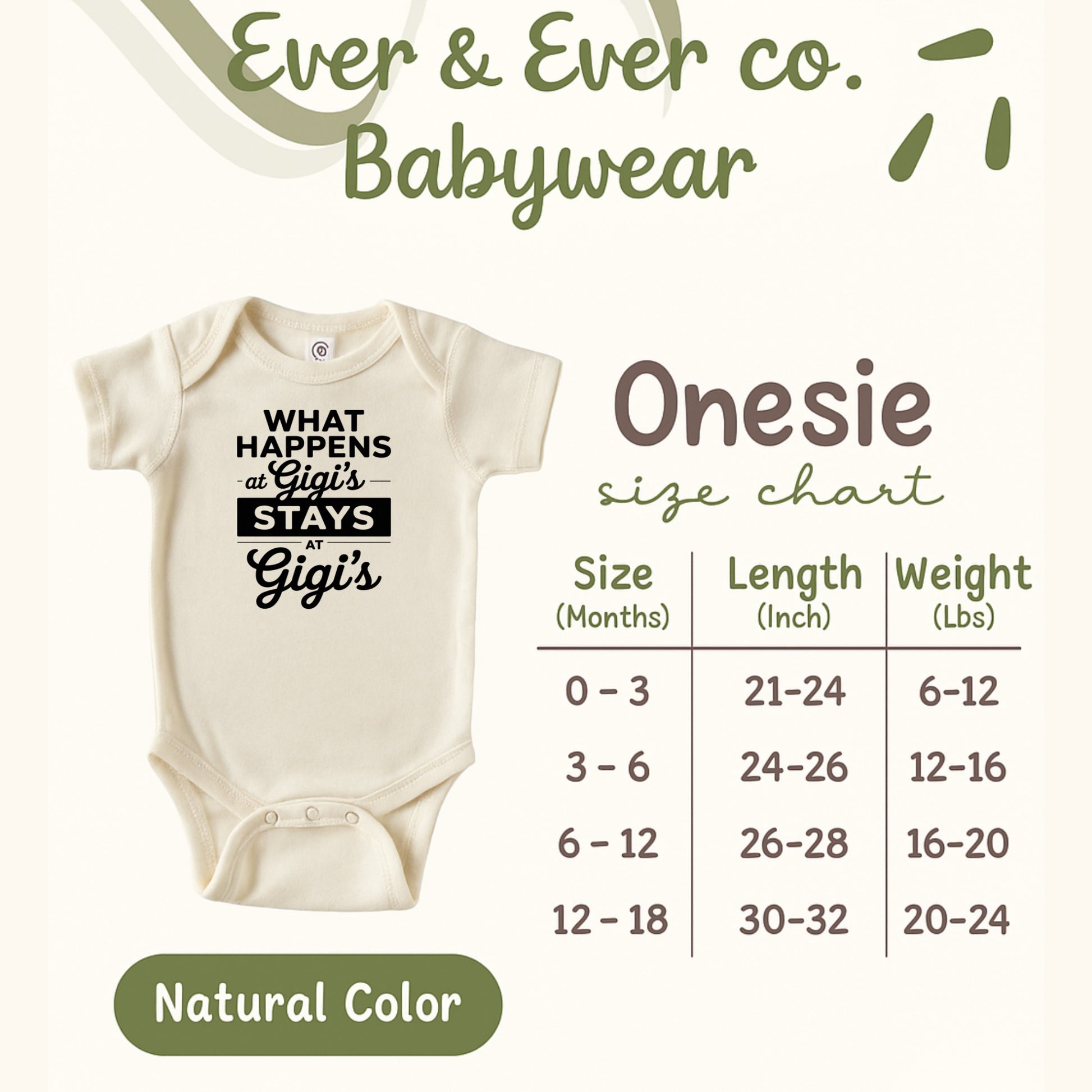 What Happens at Gigi's Stays at Gigi's Onesie product