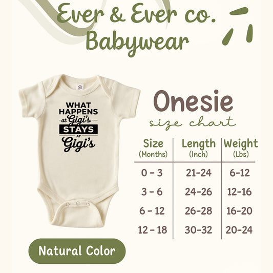 What Happens at Gigi's Stays at Gigi's Onesie product