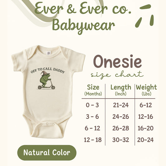 Off to Call Daddy Print Baby Onesize product type