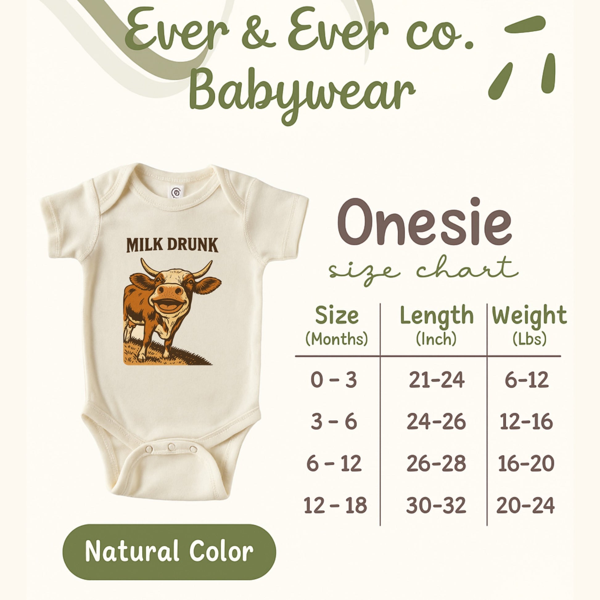 Milk Drunk Baby Onesie product type