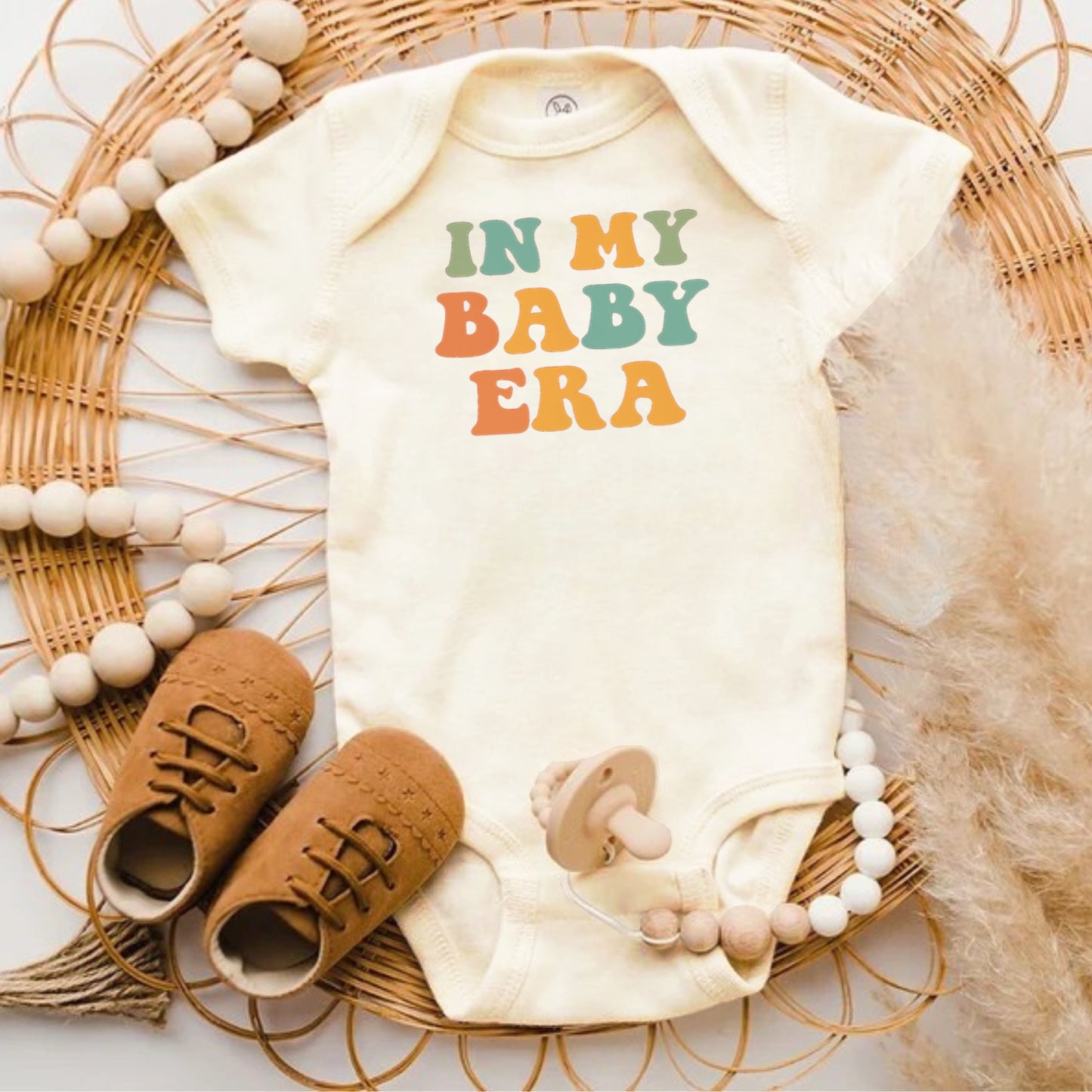 In My Baby Era Cute Printed Baby Onesie product type
