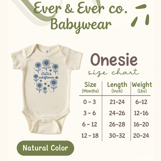 Floral Baby Wildflower Print Onesie Babywear product