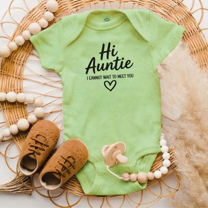 Hi Auntie I Cannot Wait To Meet You baby product