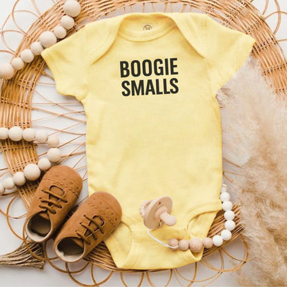 Boogie Smalls Funny Graphic Baby Onesie Bodysuit Product