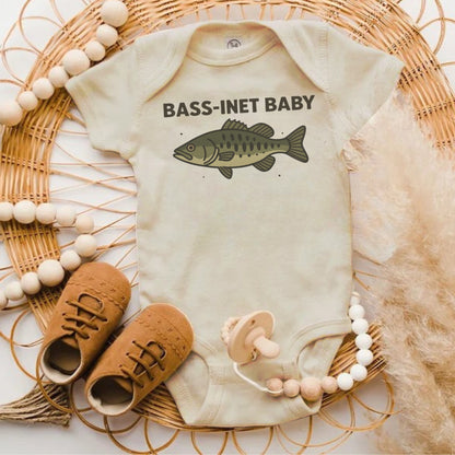 Bass-inet Baby Graphic Printed Bodysuit Infant product