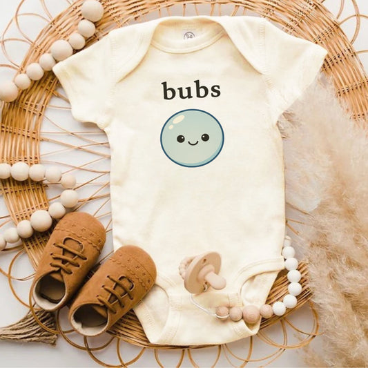 Cute Bubs Baby Onesie with Smiling Cartoon Graphic product