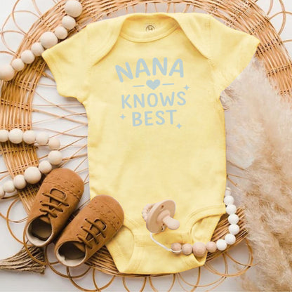 Nana Knows Best Adorable Baby Onesie Product