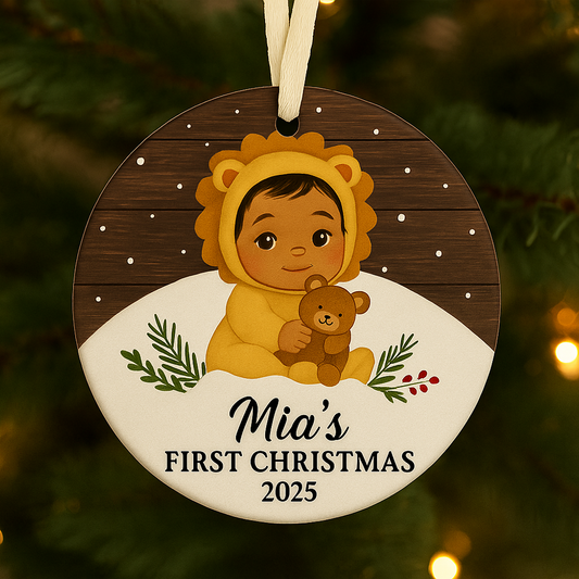 Mia's First Christmas 2025 Ornament product