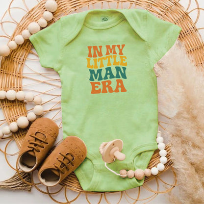 In My Little Man Era Printed Baby Onesie product