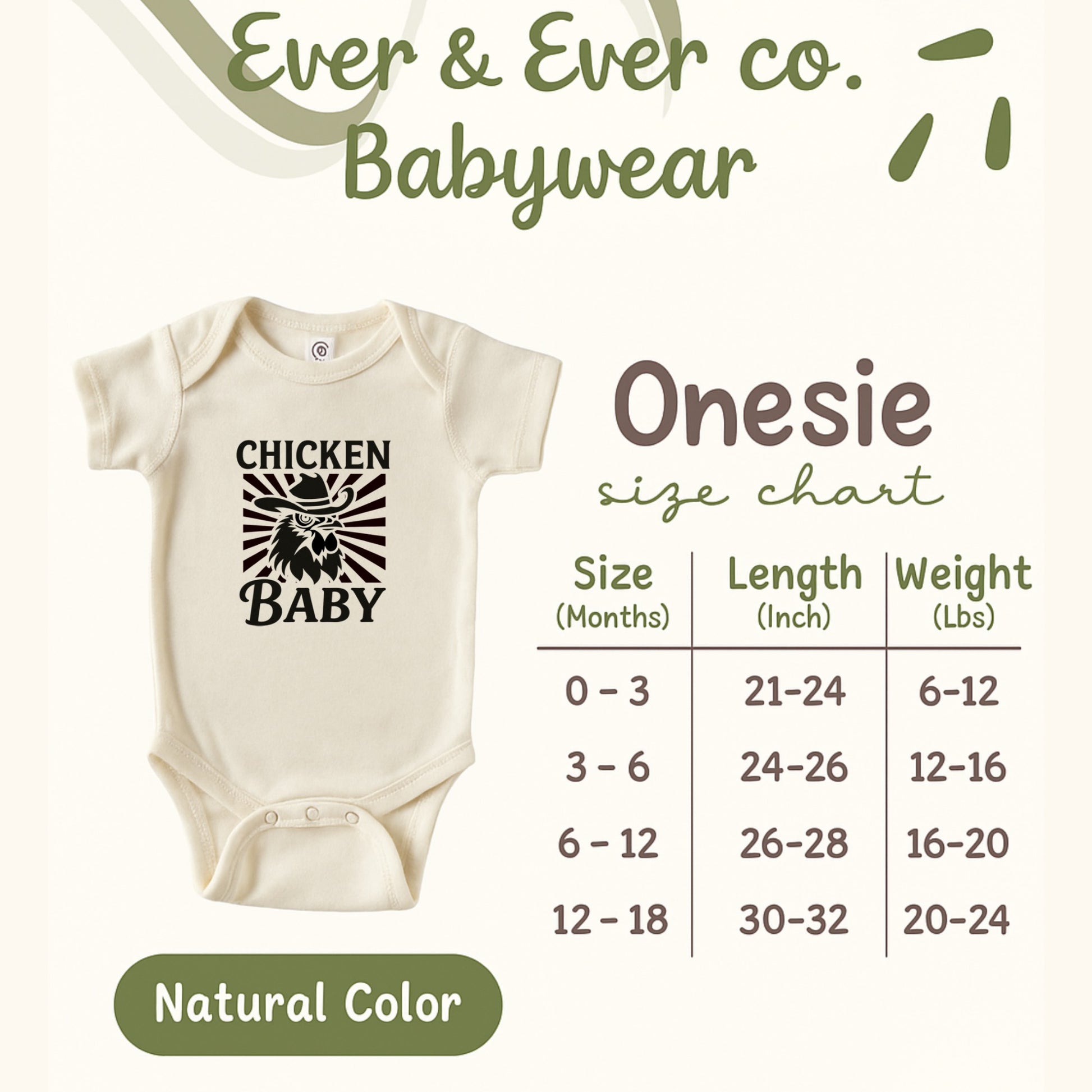 Funny Chicken Baby Print Onesie Babywear Product