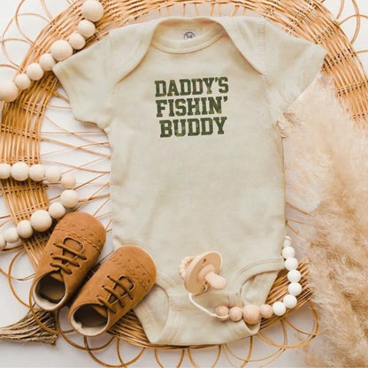 Daddy's Fishin' Buddy Baby Bodysuit Product