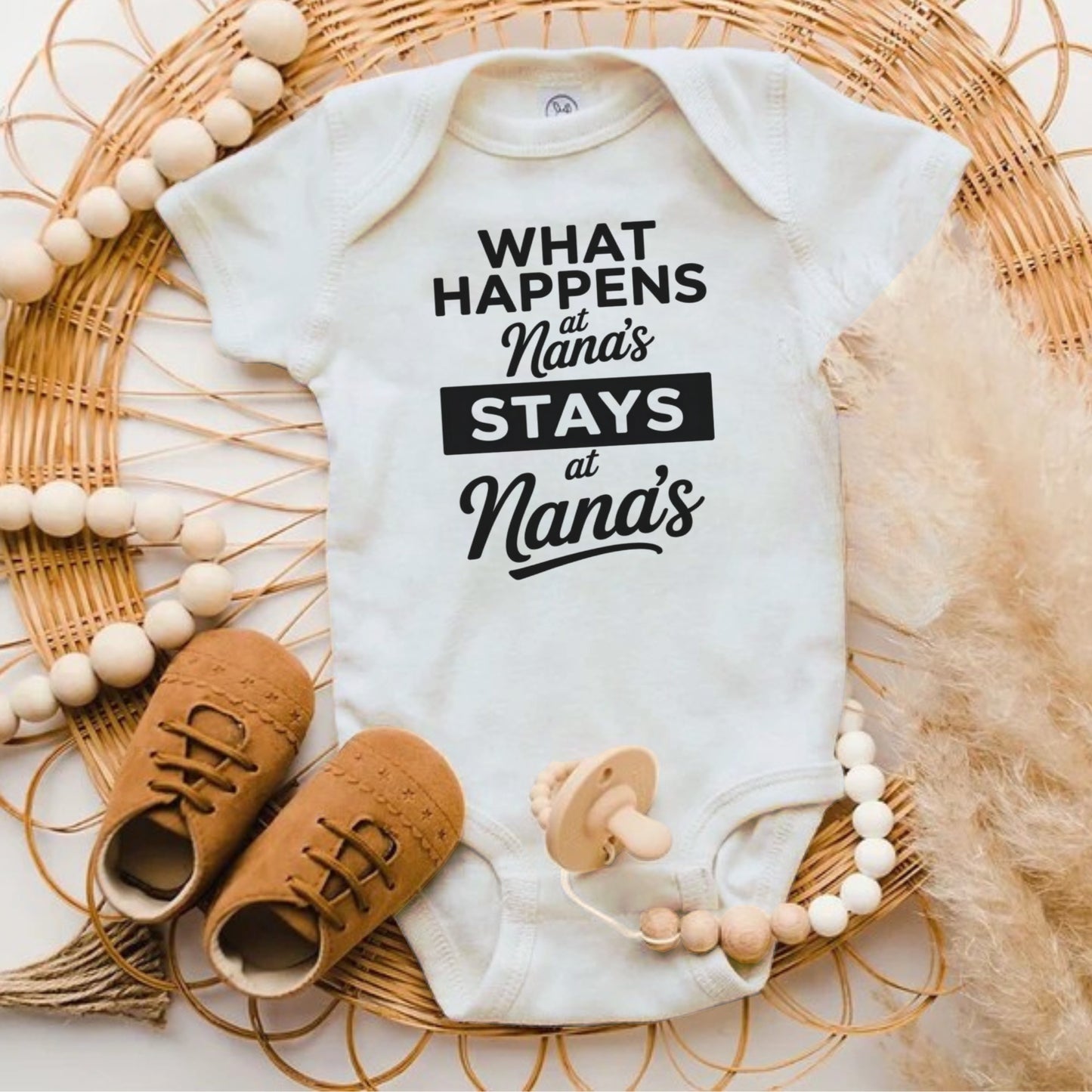What Happens Stays at Nana's Bodysuit product type