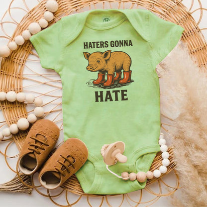 Haters Gonna Hate Printed Baby Onesie product
