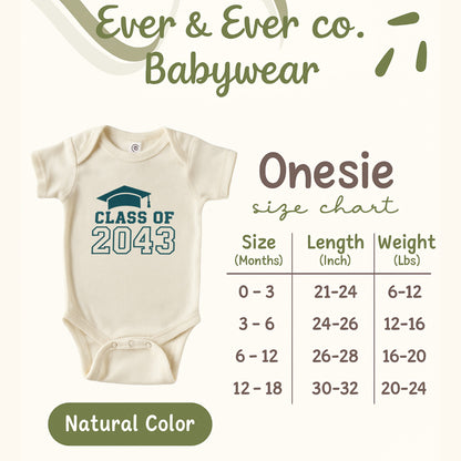 Class of 2043 Baby Onesie product type