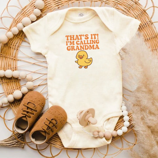 That's It I'm Calling Grandma Baby Onesie product type